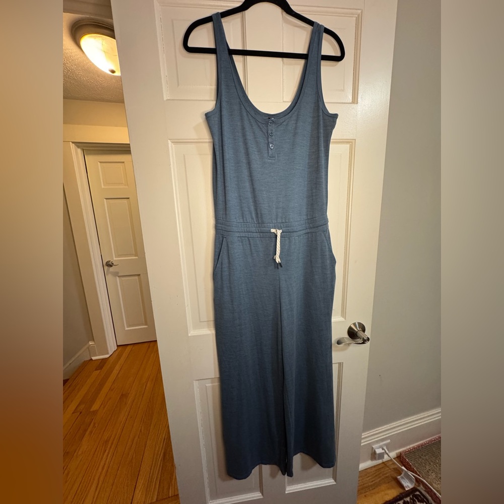 Vuori Falls Jumpsuit in Light Azure Heather - Picture 2 of 6